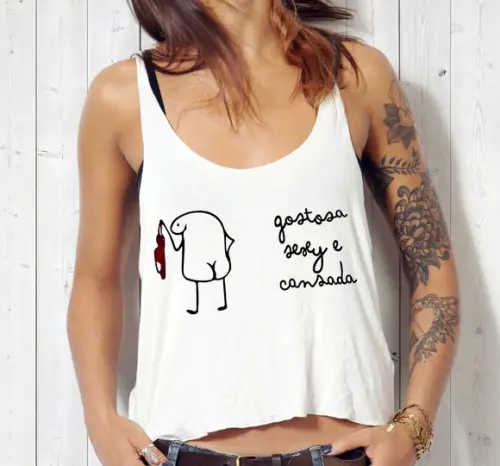 Blusa Cropped Carnaval