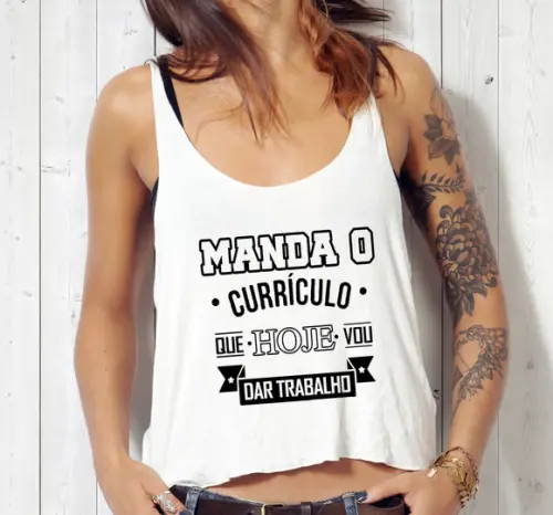 Blusa Cropped Carnaval