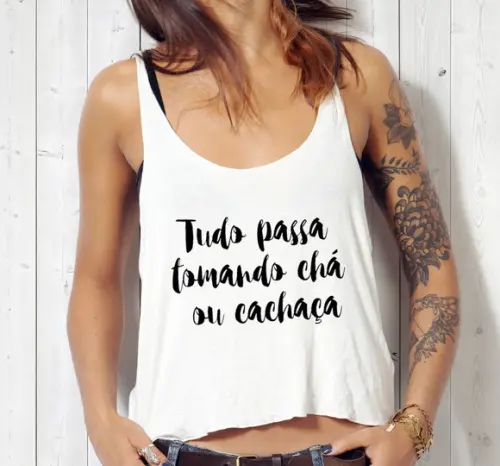 Blusa Cropped Carnaval