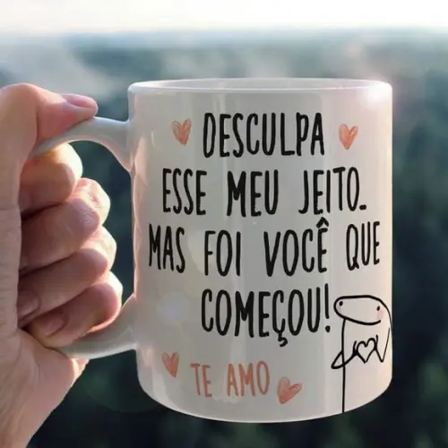 Caneca Porcelana Florck