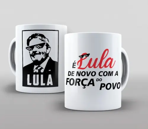 Caneca Porcelana Lula Livre