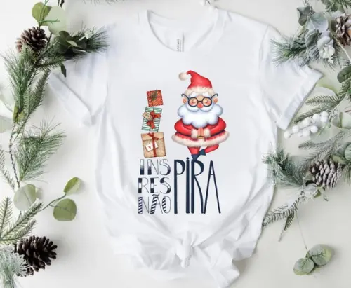 Camiseta Natal Inspira Respira