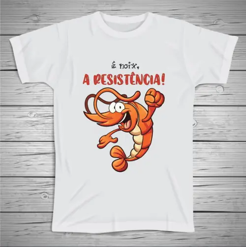 Camiseta Política É noix, a resistência!