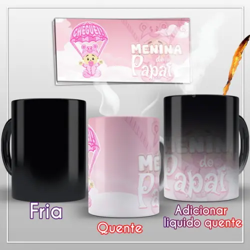 Caneca Mágica Chá de Revelação