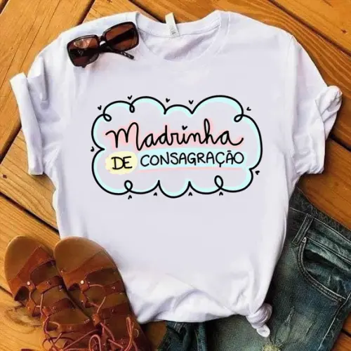 Camiseta Madrinha de Consagração