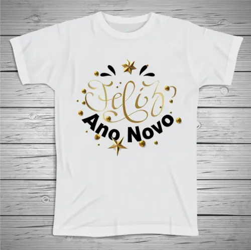 Camiseta Feliz Ano Novo
