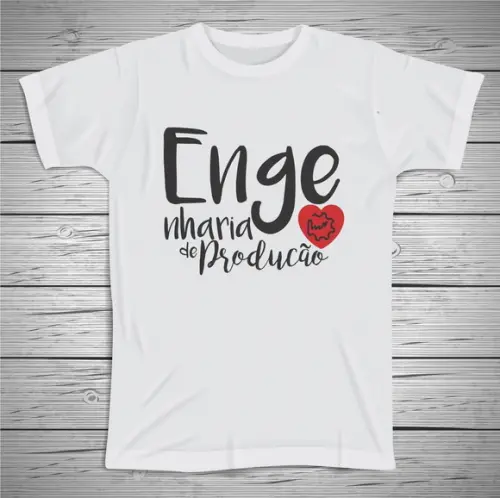 Camiseta Profissão Engenharia de Produção