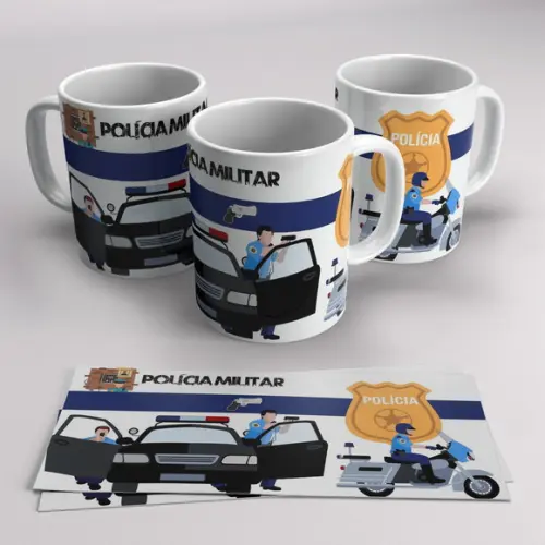 Caneca Profissão Policial Militar