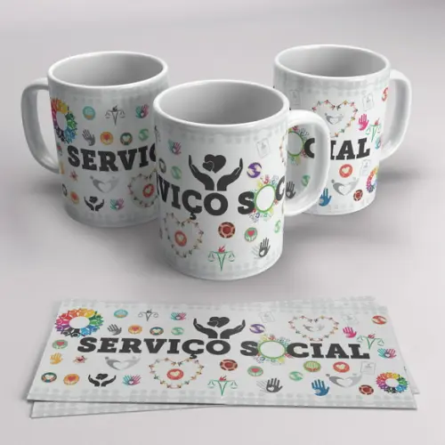 Caneca Profissão Serviço Social