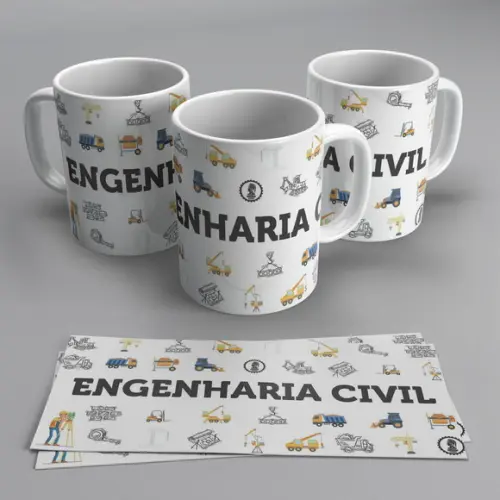 Caneca Profissão Engenharia Civil