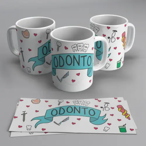 Caneca Profissão Odontologia