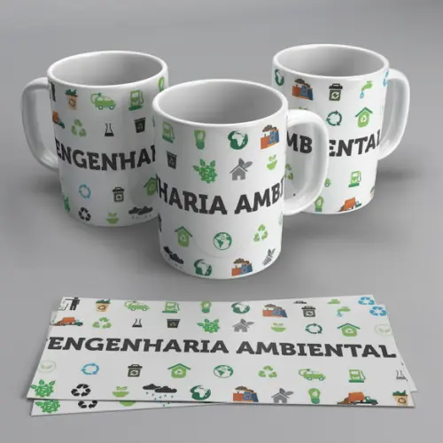 Caneca Profissão Engenharia Ambiental
