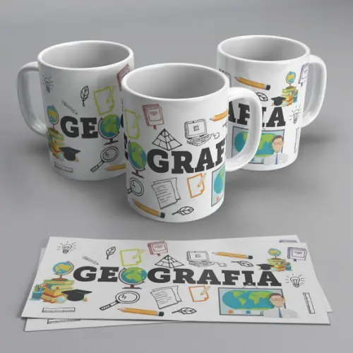Caneca Profissão Geografia