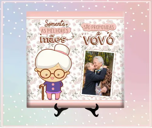 Azulejo Decorativo Somente As Melhores Mães