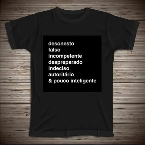 Camiseta Desonesto