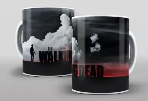 Caneca Porcelana Walking Dead