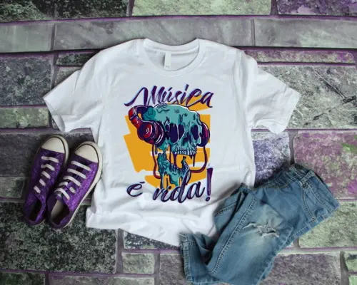 Camiseta Música é Vida