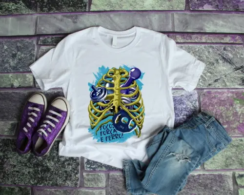 Camiseta Foco Força e Ferro