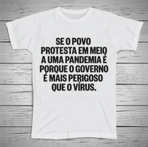 Camiseta Se o Povo Protesta