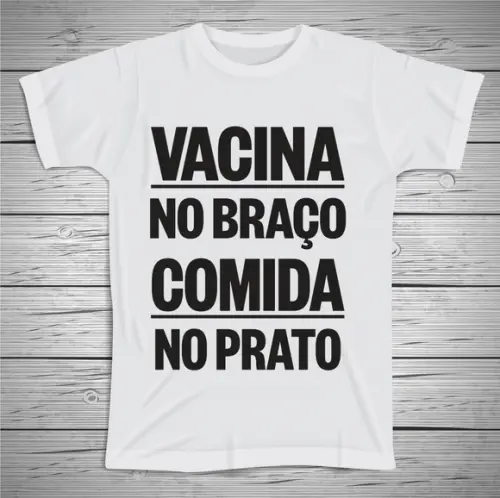 Camiseta Vacina no Braço