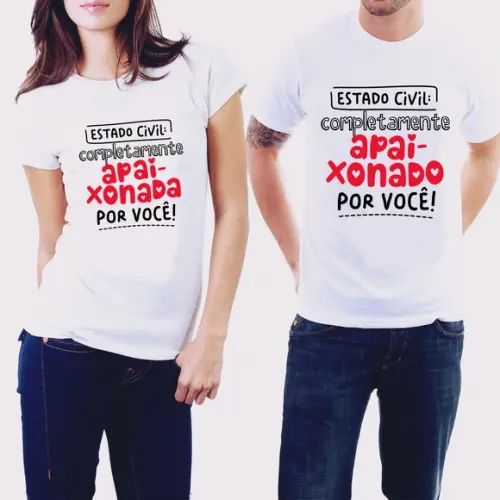 Kit Camiseta Dia dos Namorados