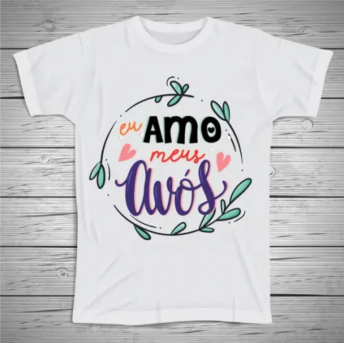 Camiseta Amo Meus Avós