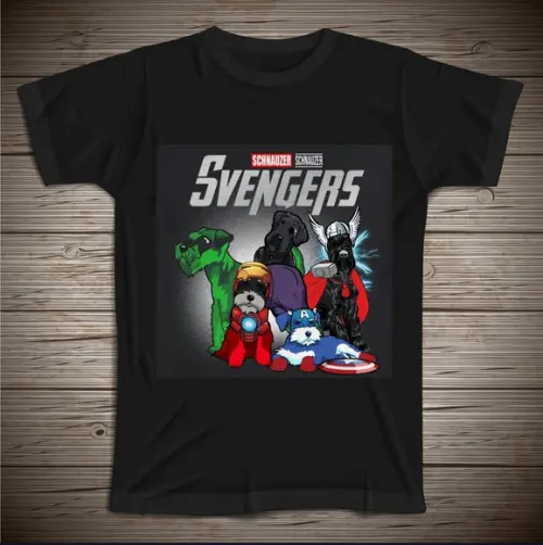 Camiseta Schnauzer Avengers