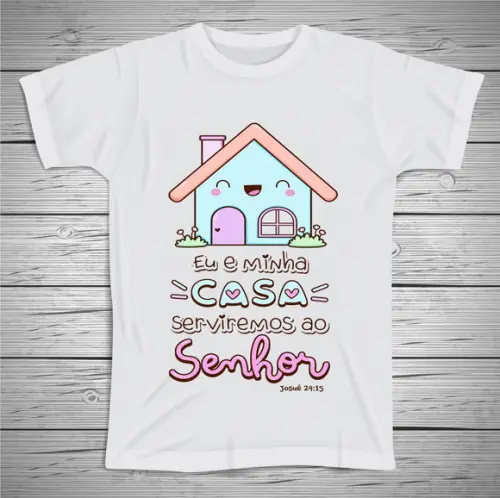 Camiseta Eu e Minha Casa Serviremos ao Senhor