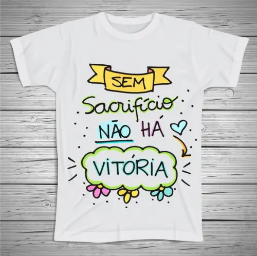 Camiseta com Frase