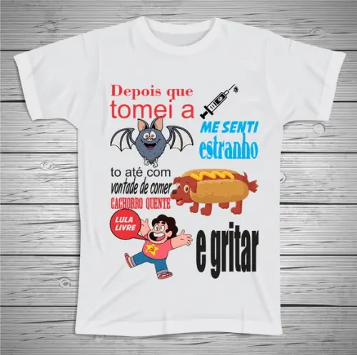 Camiseta Depois Que Tomei A Vacina