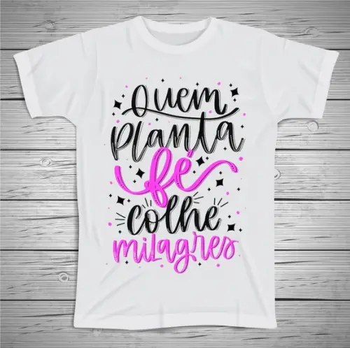 Camiseta Quem Planta Fé