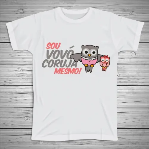 Camiseta Sou Vovó Coruja