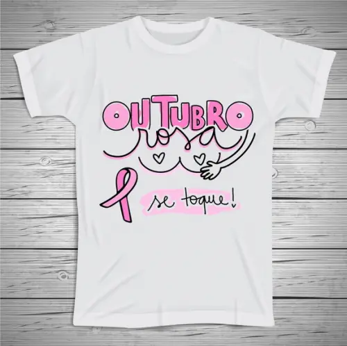 Camiseta Outubro Rosa