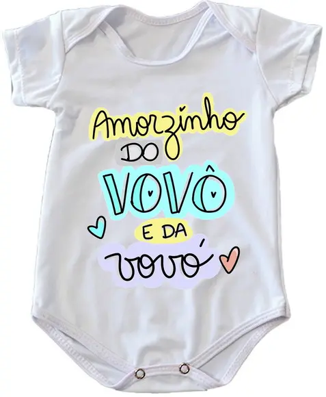 Body Infantil Amorzinho da Vovó e do Vovô