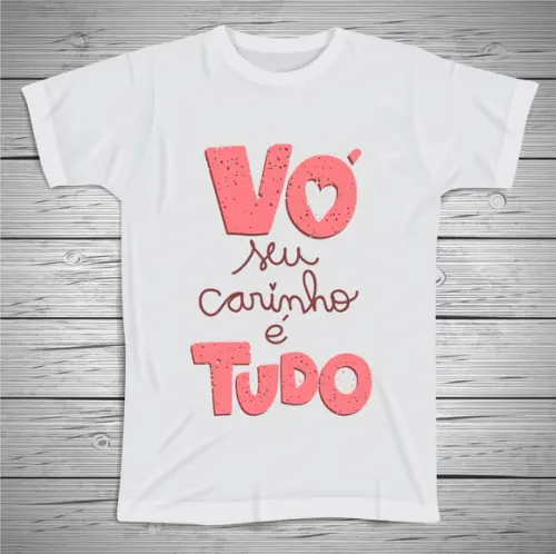Camiseta Vô Seu Carinho É Tudo