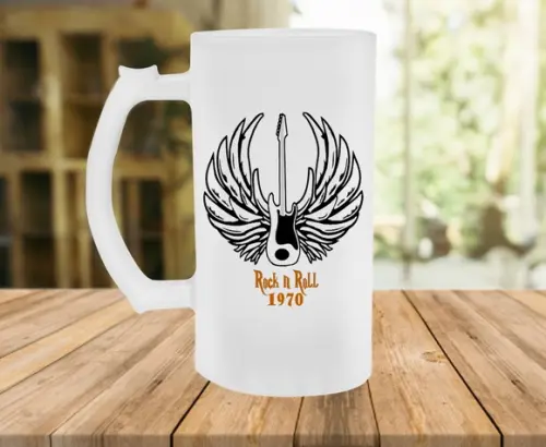 Caneca de Chopp Rock and Roll