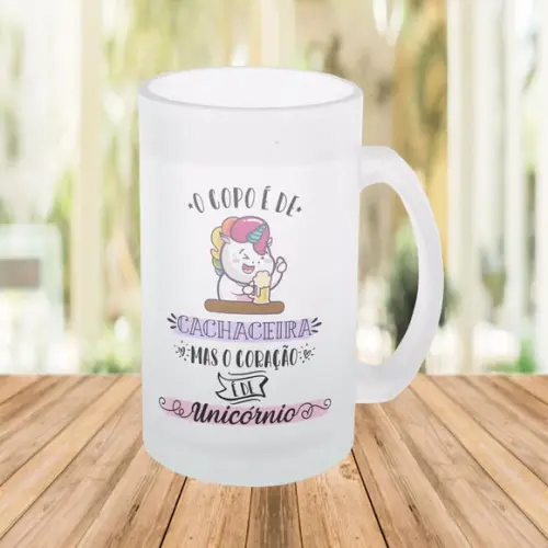 Caneca de chopp O Copo é de Cachaceira