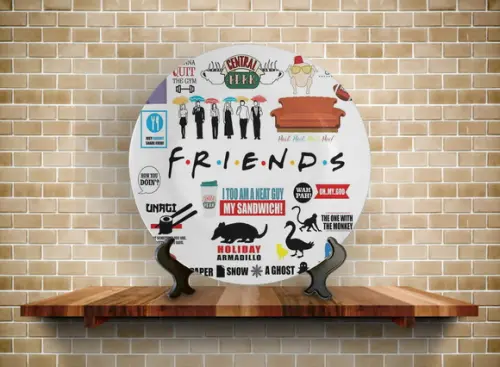 Prato Decorativo Friends