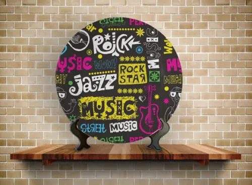 Prato Decorativo Rock