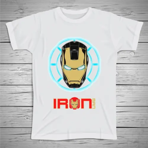 Camiseta Infantil Iron Man