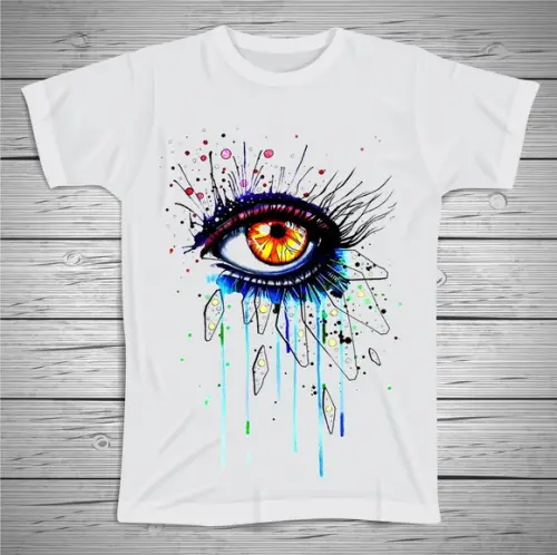 Camiseta Feminina Olhar