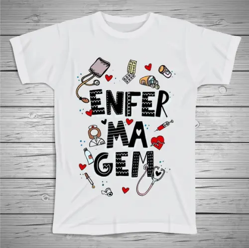 Camiseta Profissão Enfermagem