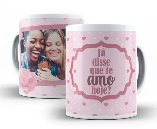 Caneca Já Disse Que Te Amo Hoje com Foto