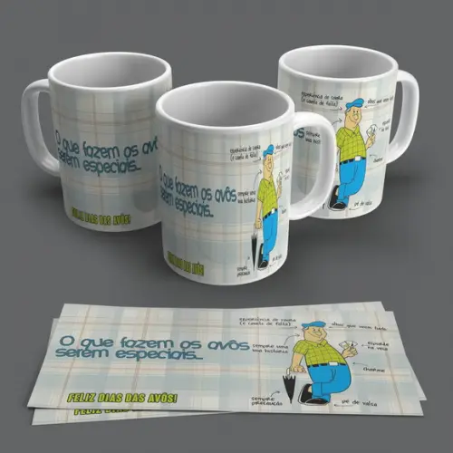 Caneca Porcelana Avô