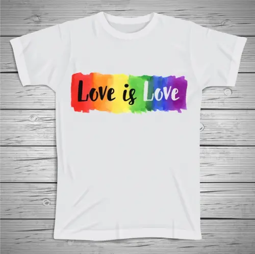 Camiseta LGBTQ Love is Love