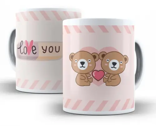 Caneca Dia dos Namorados Love You