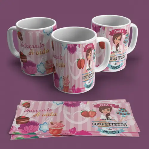 Caneca Profissão Confeiteira