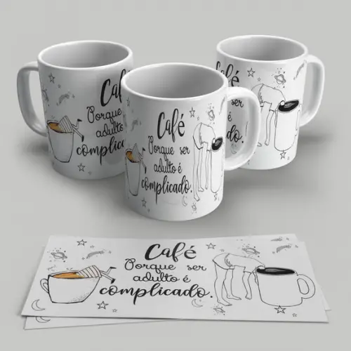 Caneca Porcelana Divertida