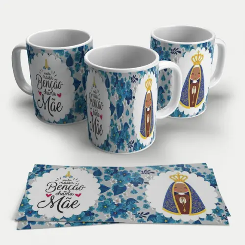 Caneca Porcelana Nossa Senhora