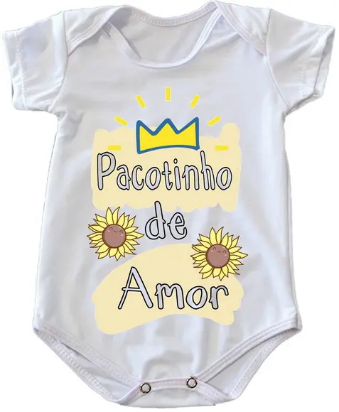 Body Infantil Pacotinho de Amor